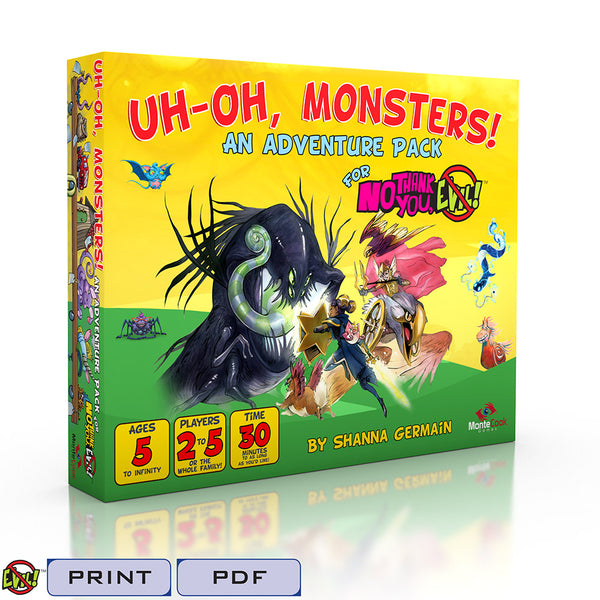 No Thank You Evil: Uh-Oh Monsters Adventures & Creatures
