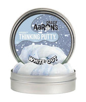 Crazy Aaron's Hyperdot Thinking Putty - White Out