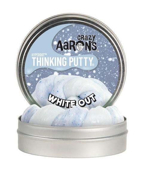 Crazy Aaron's Hyperdot Thinking Putty - White Out