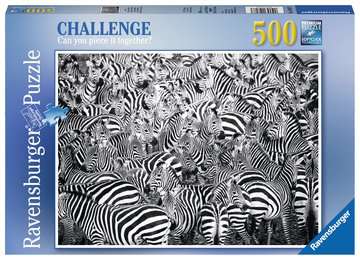 Ravensburger Puzzle Zebra Challenge 500pc 14807