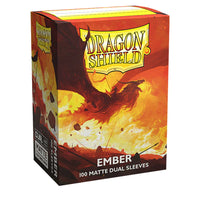 Dragon Shield Sleeves Matte Dual - 100ct Ember