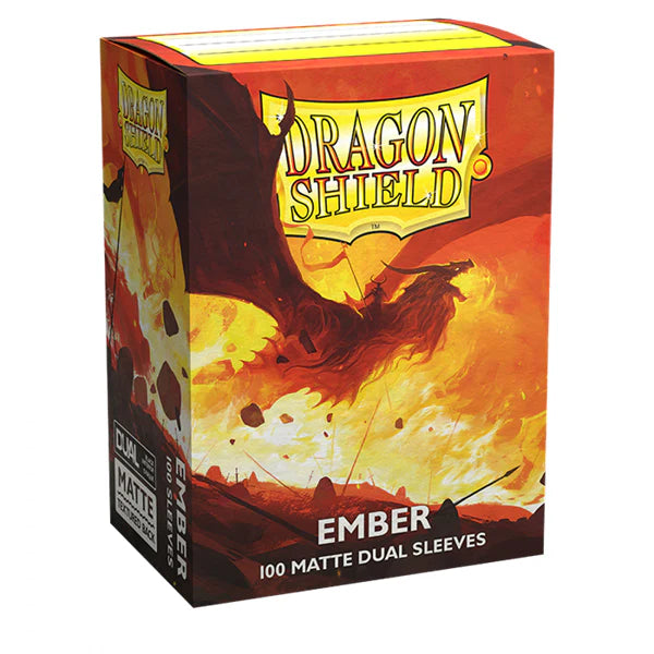 Dragon Shield Sleeves Matte Dual - 100ct Ember