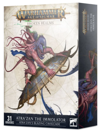 Age of Sigmar Broken Realms Atra'zan the Immolator Atra'zan's Blazing Cavalcade 83-99