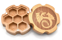 Beech Wood Dice Box (Hexagonal)