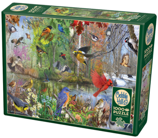 Cobble Hill 1000 piece Puzzle Birds of the Season 80243