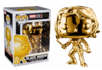 Pop Marvel 10th Black Widow Gold Chrome #380