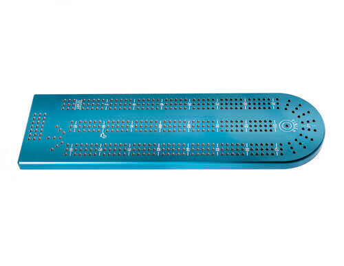 Cribbage Board - Bright Blue