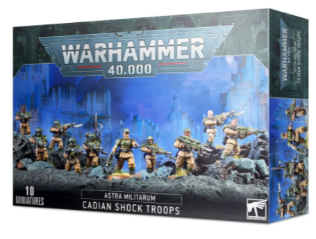 Warhammer 40K Astra Militarum Cadian Shock Troops 47-17