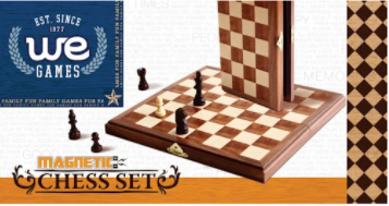 WE games Magnetic Chess Set 11"