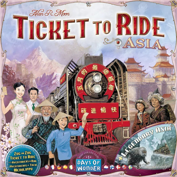 Ticket To Ride Asia Map Collection #1