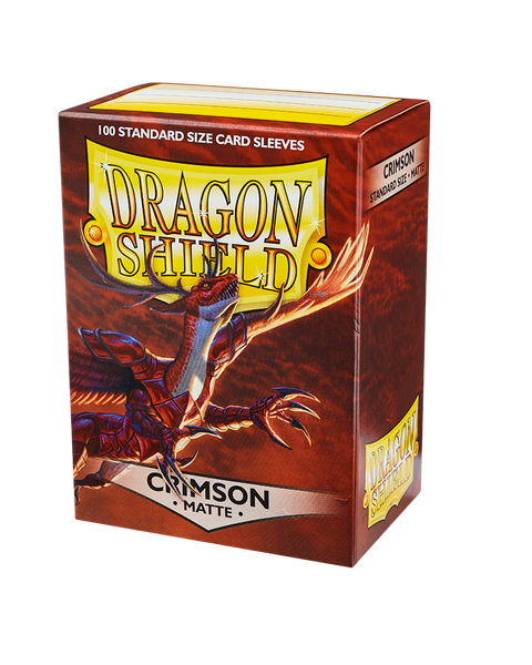 Dragon Shield Sleeves Standard Matte - 100ct Crimson