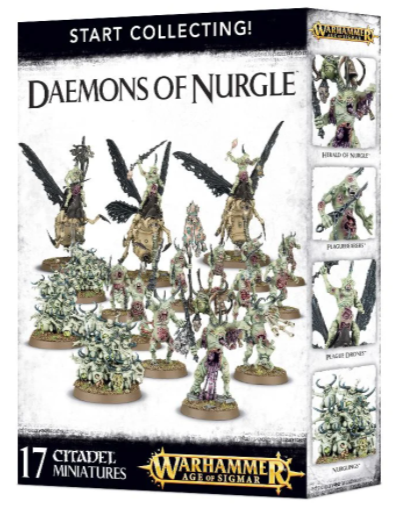 Warhammer Age of Sigmar Start Collecting! Daemons of Nurgle 70-98