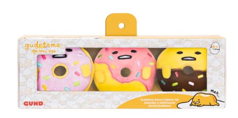 Gudetama - Donut Collector Set of 3 4.5" Plushies