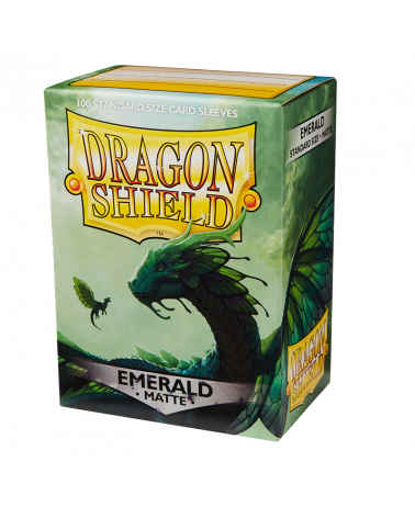 Dragon Shield Sleeves Standard Matte - 100ct Emerald