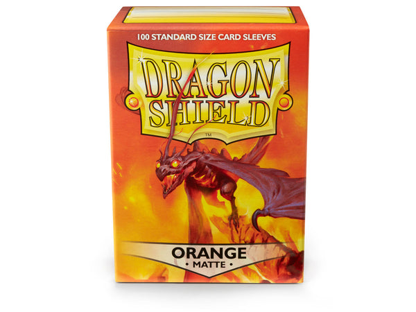 Dragon Shield Sleeves Standard Matte - 100ct Orange