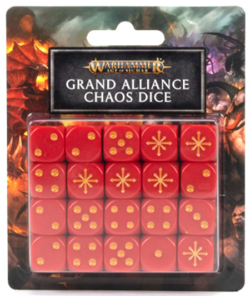 Warhammer Age of Sigmar Grand Alliance Chaos Dice Set 80-22