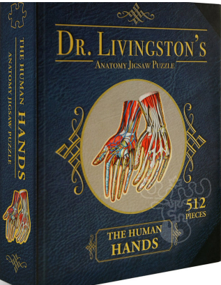 Dr Livingston's Anatomy Jigsaw Puzzle The Human Hands 512 Pieces