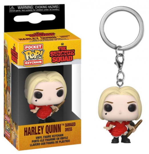 POP Keychain Harley Quinn Damaged Dress