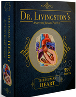 Dr Livingston's Anatomy Jigsaw Puzzle The Human Heart 597 Pieces