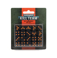 Warhammer 40K Kill Team Ork Kommandos Dice Set 102-82