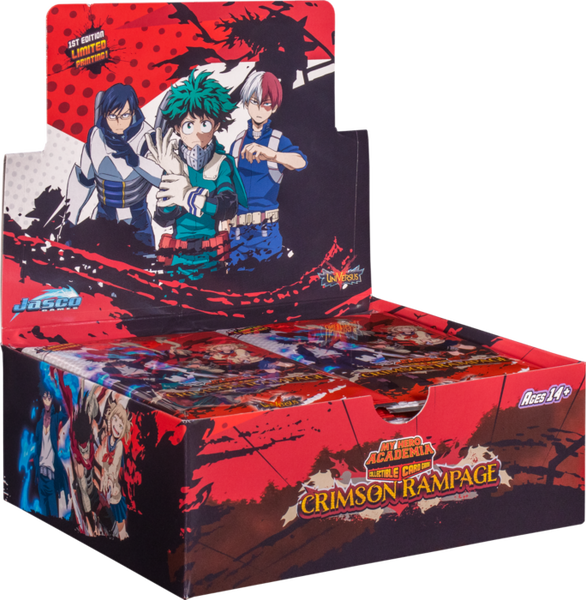 My Hero Academia CCG Booster Crimson Rampage