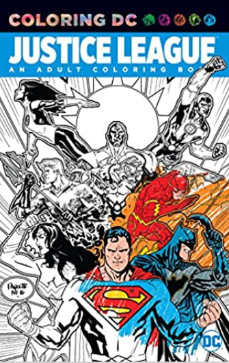 Coloring DC Justice League An Adult Coloring Book