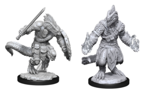 WizKids D&D - Lizardfolk Barbarian & Lizardfolk Cleric Wave 15