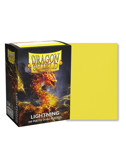 Dragon Shield Sleeves Matte Dual - 100ct Lightning