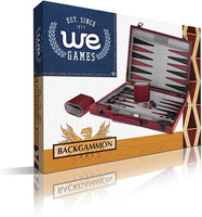 Backgammon - 15" Burgundy/Black