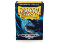 Dragon Shield Sleeves Standard Matte - 100ct Night Blue