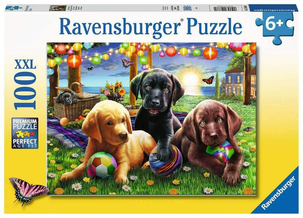 Ravensburger Puzzle 100pc Puppy Picnic