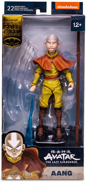 Avatar the Last Airbender 7" Avatar State Aang Action Figure Gold Series