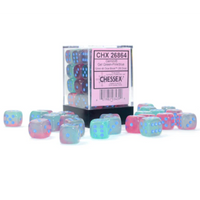 CHX 26864 Gemini Gel Green-Pink/blue 12mm d6 (36 Dice)