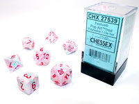 Chessex Dice - Polyhedral - Festive - Pop Art with Red CHX27539