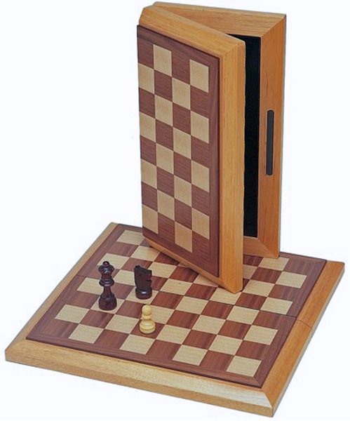 Chess Set Walnut 12" Folding