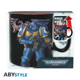 Warhammer 40,000 Heat-Changing Magic Mug - Ultramarine/Black Legion