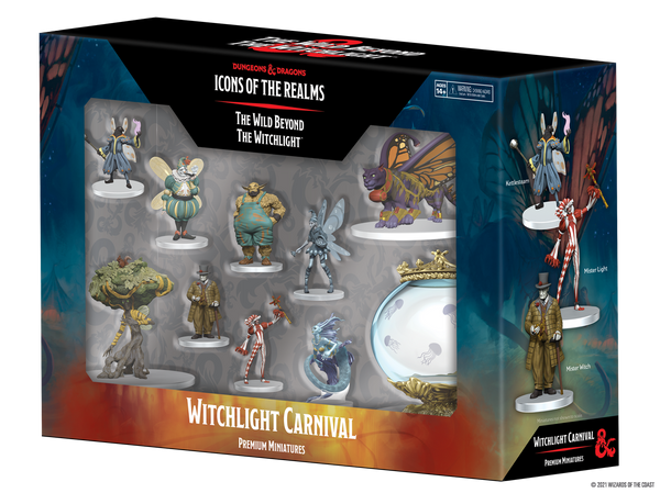 D&D Icons of the Realms 20: The Wild Beyond the Witchlight: Premium Set 1 Witchlight Carnival