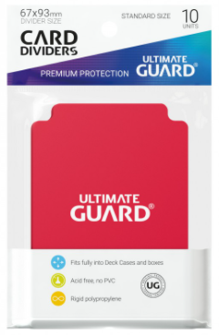Ultimate Guard Card Dividers - Red