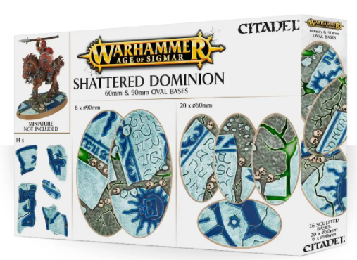 AoS Shattered Dominion 60mm & 90mm Oval Bases