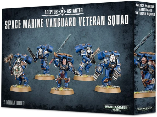 Warhammer 40K Space Marine Vanguard Veteran Squad 48-18