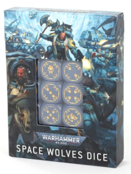 Warhammer 40K Space Wolves Dice 53-27