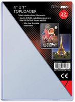 Ultra Pro Toploader 5x7 25 packs