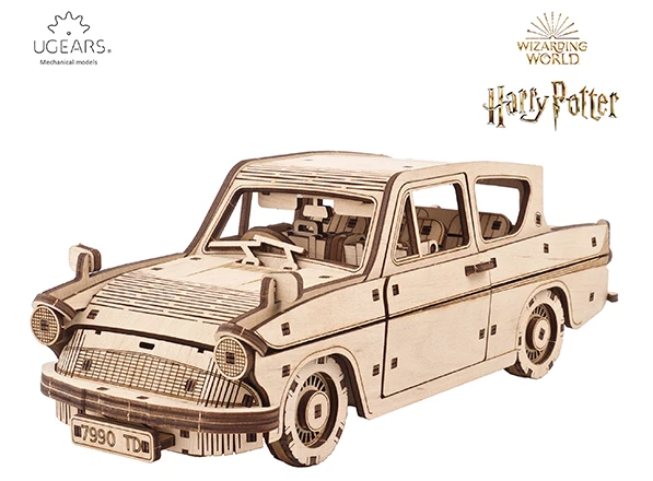 UGR70173 Ugears Harry Potter Flying Ford Anglia