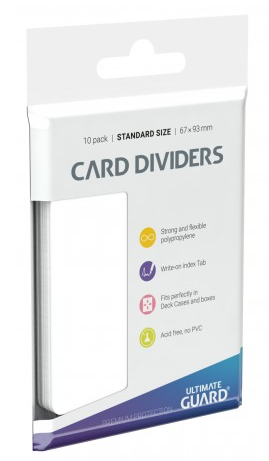 Ultimate Guard Card Dividers - White