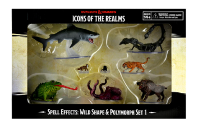 D&D Icons of the Realms Spell Effects Wild Shape & Polymorph Set 1