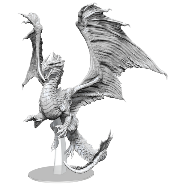 Wizkids D&D Adult Bronze Dragon Unpainted Miniature