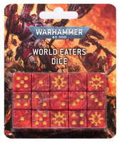 Warhammer 40K World Eaters Dice 43-33